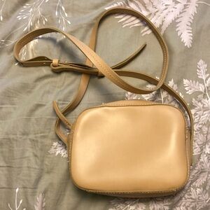 J Crew camel coloured cross body purse